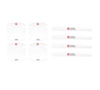 GNTHERF 8 Pièces Film Autocollant Poignée Portière Voiture, pour MG ZS MG4 MG5 ZS EV 2022 2023 2024 2025 Autocollant De Cuvette De Porte Anti Rayure Anti-Poussière,B