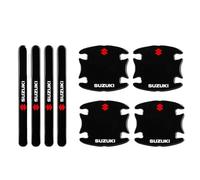 GNTHERF 8 Pièces Film Autocollant Poignée Portière Voiture, pour Suzuki SX4 Vitara Grand Swift Alto Liana Jimny S-cross Landy Autocollant De Cuvette De Porte Anti Rayure Anti-Poussière,A