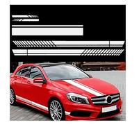 GNTHERF Autocollant De Bande Capot Voiture,pour Ford Kuga 1 Gen 2008-2024 Modifié Décoration Universels Autocollants étanche Coffre Voitures Véhicules,B