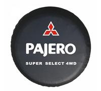 GNTHERF Housse Roue Secours de Voiture, pour Mitsubishi Pajero Sport I 2002-2008 Étanches à Poussièrecouvercle de Protection Accessoires Modification Extérieurs,C 16in