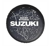 GNTHERF Housse Roue Secours de Voiture, pour Suzuki Grand Vitara 4-Door 2007-2017 Étanches à Poussièrecouvercle de Protection Accessoires Modification Extérieurs,C 16in