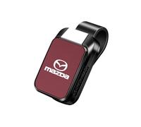 GNTHERF Porte Lunettes pour Voiture, pour Mazda 3/6/2/5/8/CX-4 /CX-5/CX-30/CX-3 /CX-7 /Atez/Encore magnétique Multifonctionnel Rangement de visière Voiture Accessoires d'intérieur