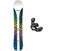 Gnu - Pack Planche Snowboard Barrett - 152 + Rosa - Planche Snowboard