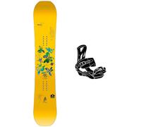 Gnu - Pack Planche Snowboard Gloss - 148 + Flite - Planche Snowboard