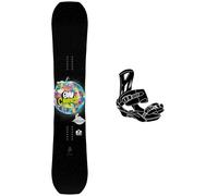 Gnu - Pack Planche Snowboard Money - 152 + Flite - Planche Snowboard