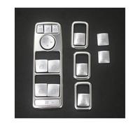 GNUFOPI Compatible avec Mercedes Classe C W204 2007-2014 Panneau d'accoudoir de Porte de Voiture, Boutons de Levage de vitre, Couvercle de commutateur, Accessoires d'intérieur Automobile