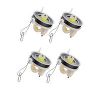 GNURBDILFO Câble de déclenchement avec boucle en forme de 8 sur bobine réutilisable (25 m) - Résistant aux intempéries - Système d'alerte précoce pour camping et grange