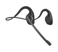 GNURBDILFO Écouteurs à Oreille Ouverte, Casque sans Antibruit avec Microphone pour Bureau, Conduite, Travail, Maison, Plastique