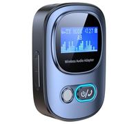 GNURBDILFO Émetteur Récepteur Bluetooth 5.3 Adaptateur Audio sans 2 en 1 avec Affichage LED Kit de Pièces Auxiliaires 3,5 mm