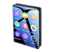 GNURBDILFO Lecteur de Musique Mini Lecteur MP3 2,4 Pouces Plein Écran Ultra-Mince Bluetooth Portable HiFi MP4 Lecture Vidéo Enregistreur FM (B)