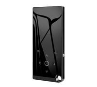 GNURBDILFO Lecteur de Musique MP3 Bluetooth 5.0 HiFi sans Perte Portable avec Radio FM/Livre Électronique/Enregistreur/Lecteur Vidéo MP4 Noir