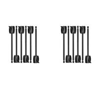 GNURBDILFO Lot de 12 palettes mélangeuses en résine époxy pour perceuse, mélangeur de peinture réutilisable