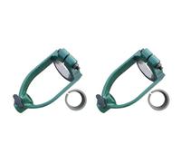 GNURBDILFO Lot de 2 accessoires pour perceuse d'établi - Conversion de tenon carré - Accessoires de trou de verrouillage à mortaise (65-55 mm)