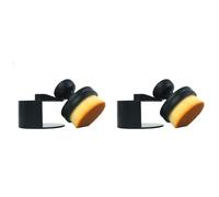 GNURBDILFO Lot de 2 brosses de nettoyage de pneus de voiture haute densité pour aérations, garnitures, sièges, emblèmes, roues