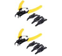 GNURBDILFO Lot de 2 pinces 4 en 1 pour circlips à monter soi-même