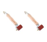 GNURBDILFO Lot de 2 rouleaux de couture en silicone de 40 mm avec détails en laiton de 6 mm, pour ruban de toiture simple pli en PVC/EPDM A
