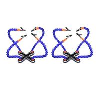 GNURBDILFO Lot de 2 supports de soudage à main avec 4 bras flexibles