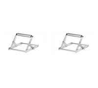 GNURBDILFO Lot de 2 supports pliables en acier inoxydable pour machine de découpe, support pour établi élévateur, A