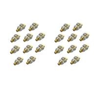 GNURBDILFO Lot de 20 mini huileurs pneumatiques - Lubrificateur d'huile NPT 0,6 cm pour huile à compression d'air - Jaune
