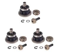 GNURBDILFO Lot de 3 bagues différentielles avant et arrière pour trx4 Trx6 1/10 RC Crawler Car Upgrade Parts