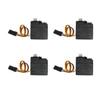GNURBDILFO Lot de 4 servomoteurs à 3 fils sans balais 17 G pour SCY 16101 16102 16103 16201 Pro 1/16 sans balais pour voiture télécommandée
