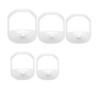 GNURBDILFO Lot de 5 modèles de rasage pour barbe - Blanc