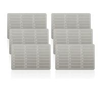 GNURBDILFO Lot de 6 plaques en acier inoxydable pour stockage de cryptomonnaies cryptographiques pour Bitcoin Hardware Cold Backup