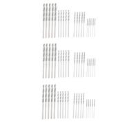 GNURBDILFO Lot de 60 forets diamantés 4 tailles 1 mm, 1,5 mm, 2 mm, 2,5 mm, pointe torsadée pour bijoux, plage, verre de mer, coquillages, pierres précieuses, lapidaire