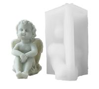 GNURBDILFO Moule en Silicone 3D pour Enfants, pour Fabriquer des Bougies Parfumées, des Bougies en Cire DIY et des Bougies en Plâtre.