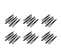 GNURBDILFO Sourcingmap Lot de 30 pinces à épiler antistatique en plastique Noir 12 cm