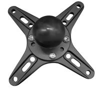 GNURBDILFO Support de montage pour moniteur - Support mural portable à 100 x 100 mm - 75 x 75 mm - Tête sphérique universelle de 3,8 cm