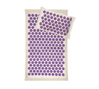 GNURBDILFO Tapis d'acupression et oreiller pour soulager les douleurs au cou, aux pieds et au dos - Tapis de yoga avec points de pression pour massage des tissus profonds