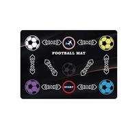 GNURBDILFO Tapis d'entraînement de football, tapis de football antidérapant et silencieux pour tous les niveaux