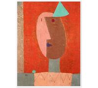 Gnvkd Ecbxz Affiche Joker par Paul Klee Peinture abstraite sur toile Art mural moderne Imprimé Paul Klee pour salon Décoration murale 40x60cmx1 No Frame