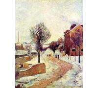 Gnvkd Ecbxz Célèbre Paul Gauguin Affiche Suburb Sous Neige Toile Peinture Paysage Art Mural Paul Gauguin Impressions Pour La Maison Décoration Murale Photo 50x70cm Sans Cadre