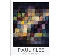 Gnvkd Ecbxz Paul Klee Poster《Old Sound 》Peinture sur toile vintage Art mural abstrait Paul Klee imprime pour le salon Maison Décor moderne Photos 40x55cm sans cadre