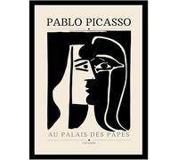 Gnvkd Ecbxz Picasso Les Baisers Affiches Abstrac Moderne Art Mural Pop Toile Peinture Picasso Tirages Picasso Photo pour Salon Décoration Intérieure 50X70cm sans Cadre