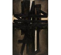 Gnvkd Ecbxz Pierre Soulages Toile Murale Art Pierre Soulages Affiches Art Abstrait Peinture Pierre Soulages estampes pour décoration d’intérieur Moderne Photos 40x60cm sans Cadre