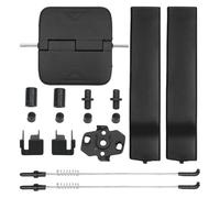 GNXFixt Couvercle de fermeture en verre pour fenêtre coulissante latérale Kit de réparation pour T5 T6 Transporter, M-N, Caravelle 7H0847781B