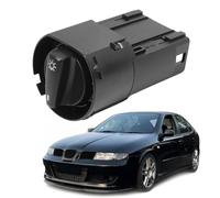GNXfixt Interrupteur de commande pour voiture A3 8L 1996-2003 Leon 1M Toledo 1M 1999-2006 F-b-a 6Y 1999-2008 Interrupteur principal lumière 1M1941531E, 6Y1941531L, 8L2941531G