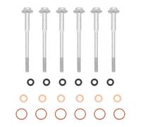 GNXfixt Joint de jointage pour porte-buse pour A4 A5 A6 A7 A8 Q5 Q7 Amarok CR 3.0TDI injecteur Ensemble de vis 95811051901