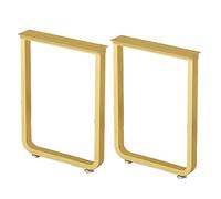 GNYVZXPLQ Cadres de Jambe de Table en métal, Pieds de Table en Fer for Tables DIY Multicolore Plusieurs Tailles Lot de 2(Gold,40 * 100cm/15.8 * 39.4in)