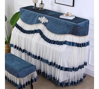 GNYVZXPLQ Housse pour Piano Droit, 150x120x40cm Upright Piano Cover with Stool Multicolor Multiple Sizes(Blue Full,Only Double Stool 40 * 80cm)