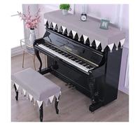 GNYVZXPLQ Housse pour Piano Droit, Housse de Piano Multicolore Plusieurs Tailles Demi-Tissu électrique(Color3,and Double Cover)