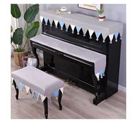 GNYVZXPLQ Housse pour Piano Droit, Housse de Piano Multicolore Plusieurs Tailles Demi-Tissu électrique(Color1,and Double Cover)