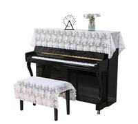 GNYVZXPLQ Housse pour Piano Droit, Piano Couvre Dentelle Campagne Fleur Tissu décoration de la Maison Multicolore Plusieurs Tailles(04,90x90cm)