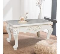 GNYVZXPLQ Table d'appoint, table basse carrée japonaise européenne multifonctionnelle multicolore plusieurs tailles (trait doré, 50 x 35 x 34 cm)