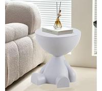 GNYVZXPLQ Table d'appoint, table de chevet, table basse, table de nuit, 38,1 x 38,1 x 40,6 cm, multicolore (gris)