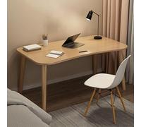 GNYVZXPLQ Table Informatique, Bureau à Domicile avec tiroirs, Table d'étude en Bois, Multicolore, Plusieurs Tailles(Natural,39.5" L x 19.5" W x 29" H)