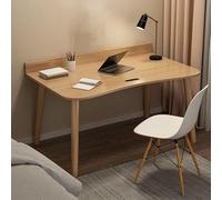 GNYVZXPLQ Table Informatique, Bureau à Domicile avec tiroirs, Table d'étude en Bois, Multicolore, Plusieurs Tailles(Natural with Baffle,47.5" L x 23.5" W x 29" H)